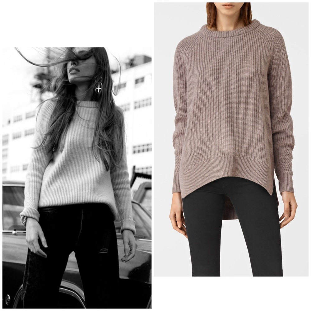 All Saints Women's Sweater in Cream